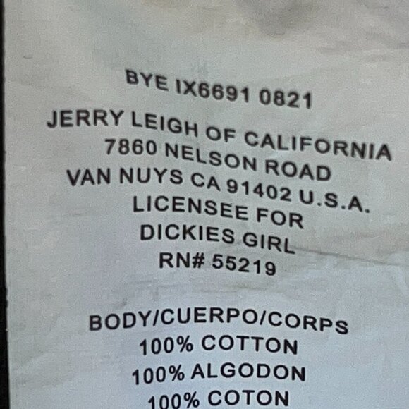 DICKIES BLACK RELAXED FIT CARPENTER PANTS - WITH LOGO BELT - EUC - JUNIOR 7 / 28 - Picture 11 of 12